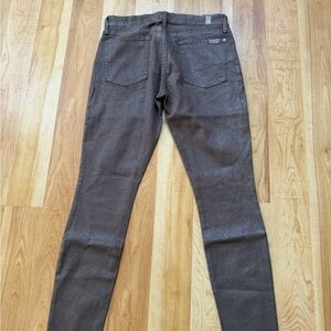 7 for All mankind Shimmer Skinny Jean size 29 dressy fancy & fun
